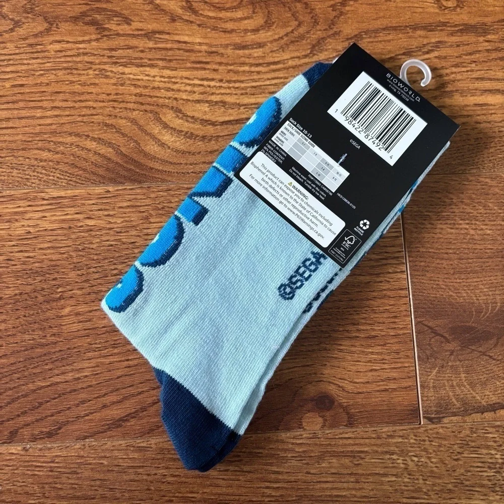 Sonic the Hedgehog crew socks
